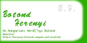 botond herenyi business card